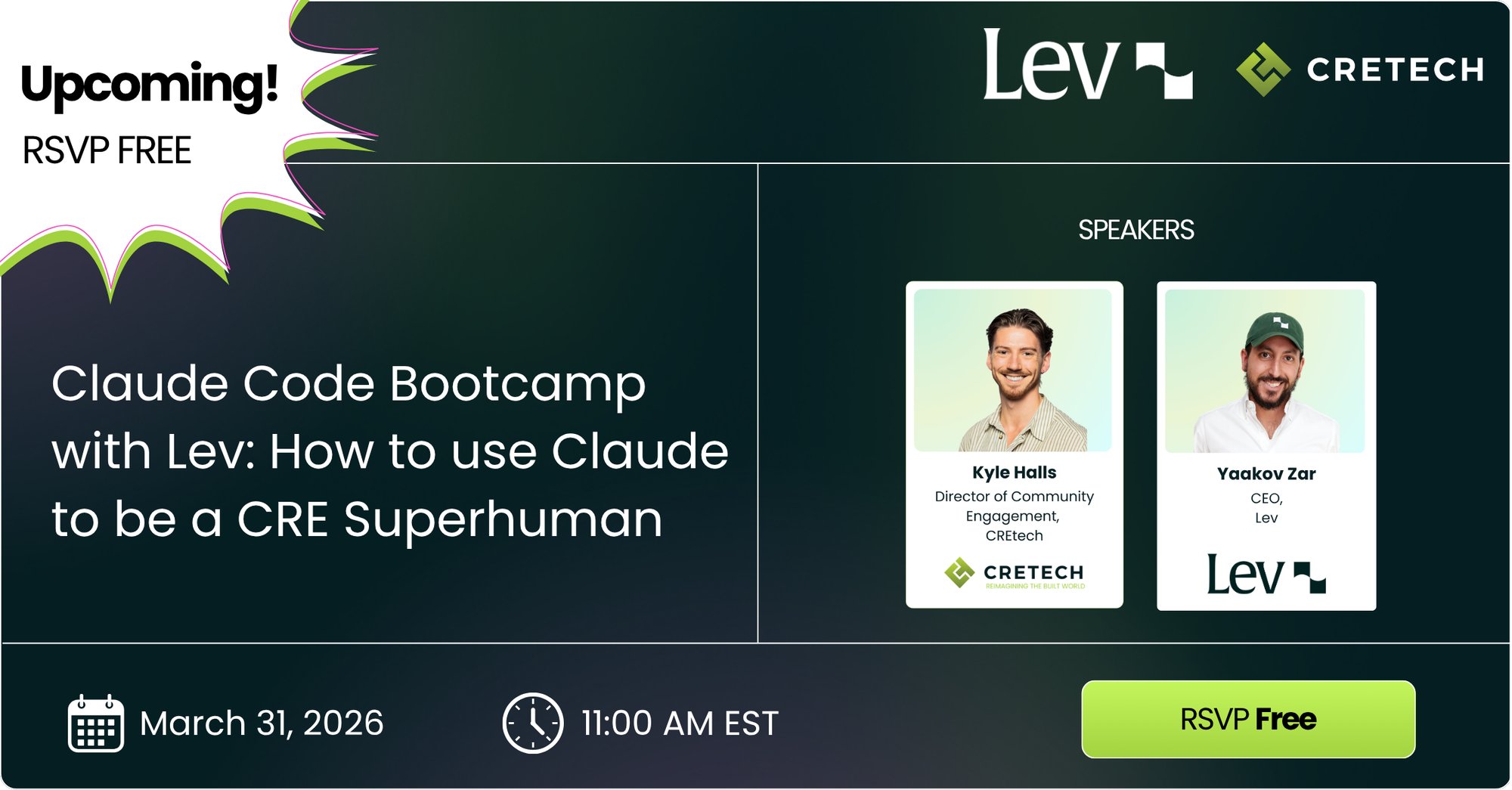 Claude Code Bootcamp with Lev: How to use Claude to be a CRE Superhuman