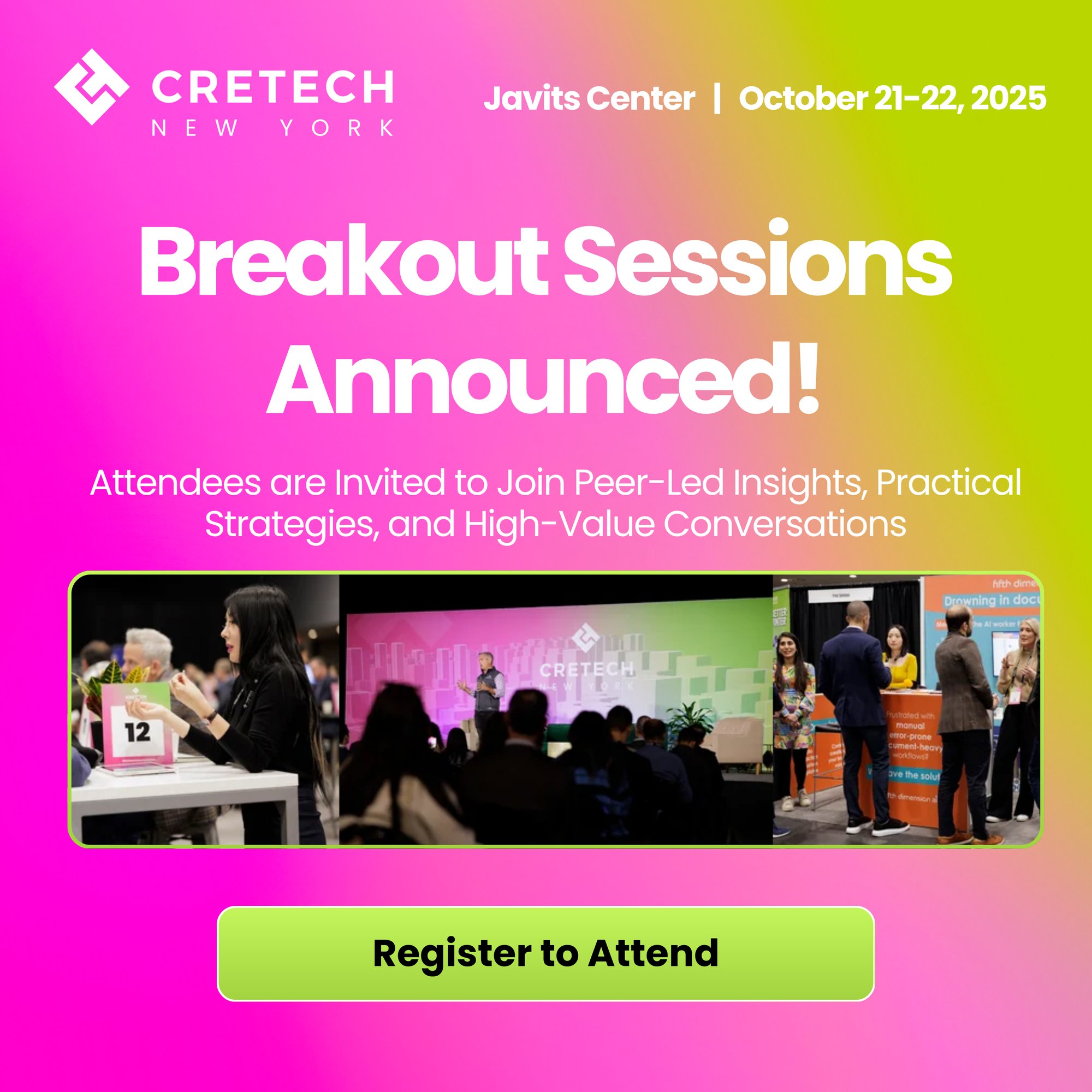 Breakout Sessions Announced!