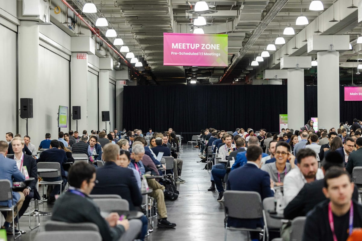 The full Meetup Zone at the Javits Center