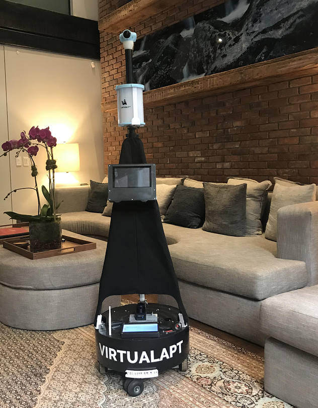 VirtualAPT robots roll through homes to make floor plans and 3-D marketing videos.