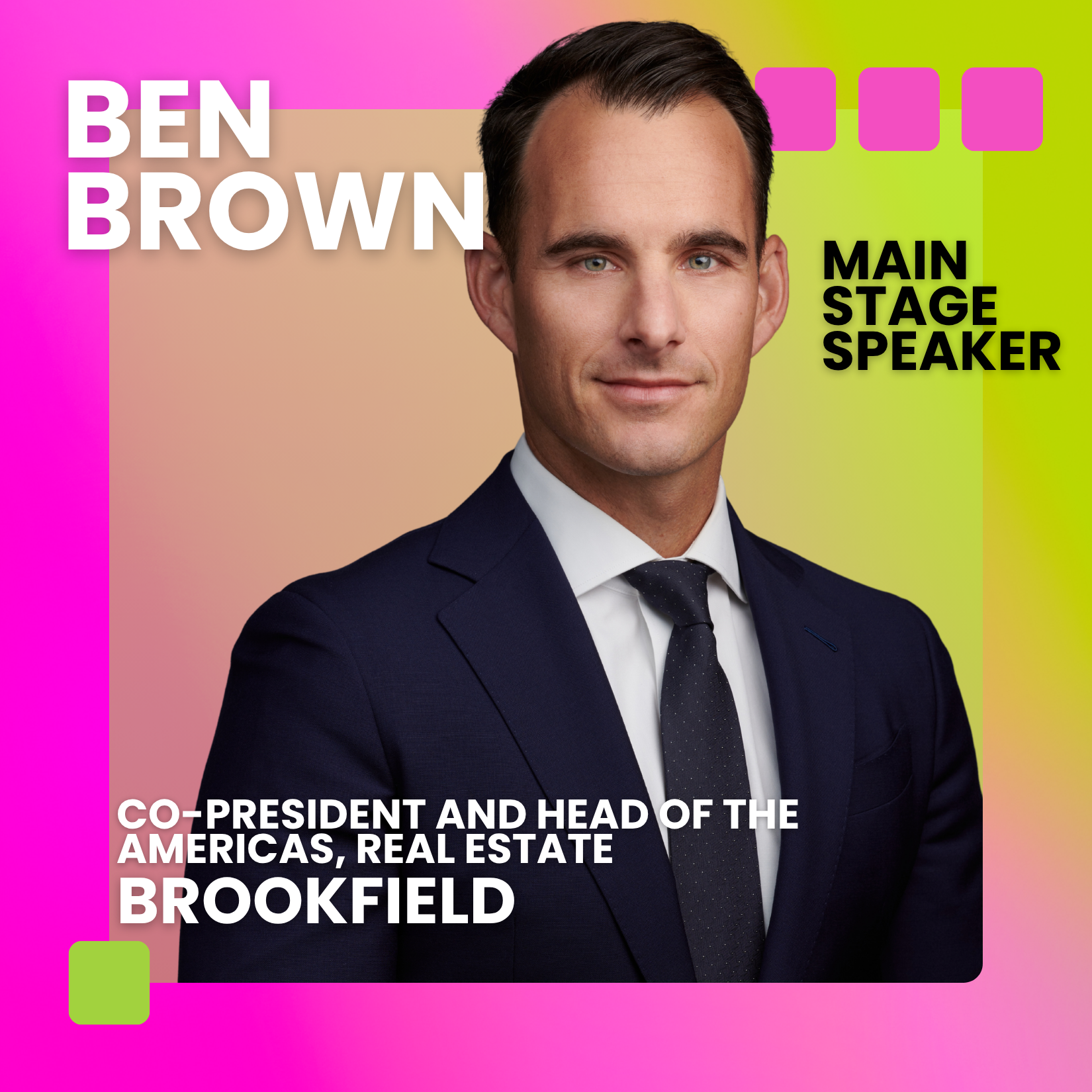 CREtech New York Announces Ben Brown, Co-President and Head of the Americas, Real Estate, Brookfield as Main Stage Speaker
