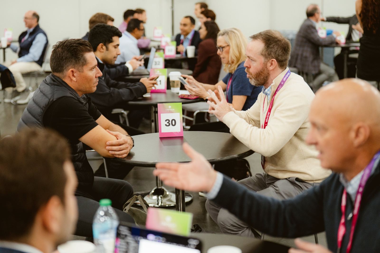 20,000+ double opt-in meetings in 2026. You know who you're meeting and why.