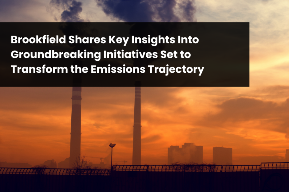 brookfield shares key insights, emissions trajectory